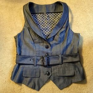 Gray vest